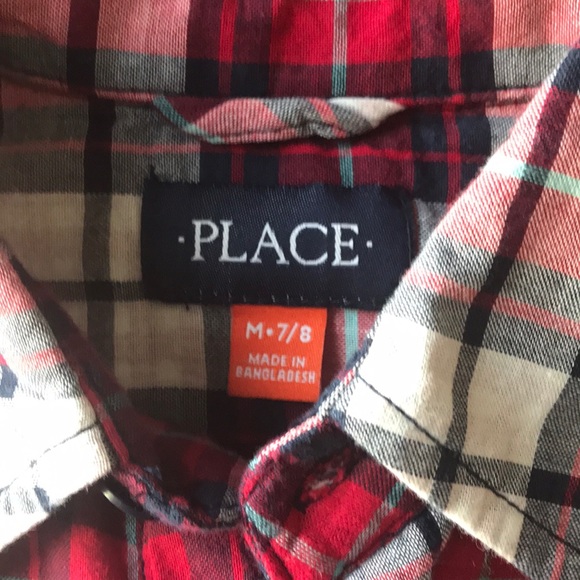 Boys Old Navy Jeans and Long Sleeve Plaid Shirt - Picture 3 of 6